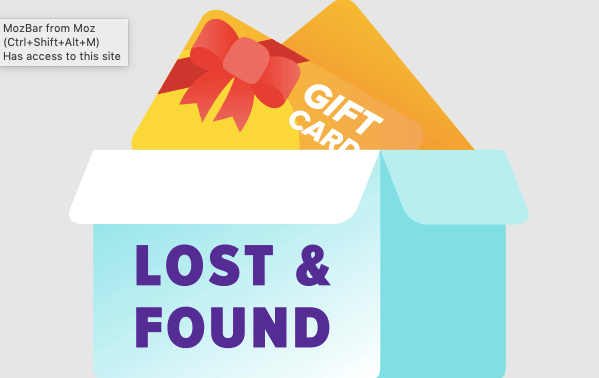 unclaimed gift cards